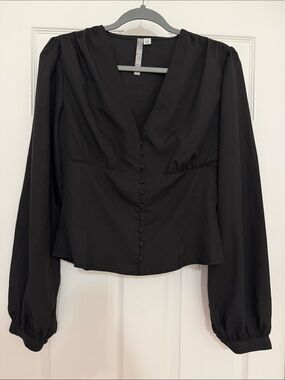 Charlie Charlie Charlotte Black Blouse